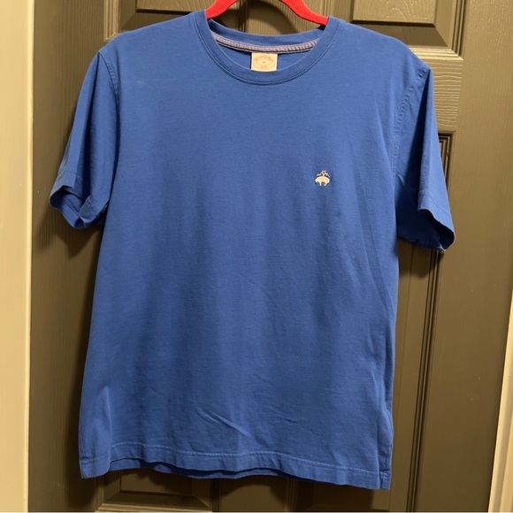 Brooks Brothers 1818 Cobalt Blue Short Sleeve Tee - Picture 1 of 10